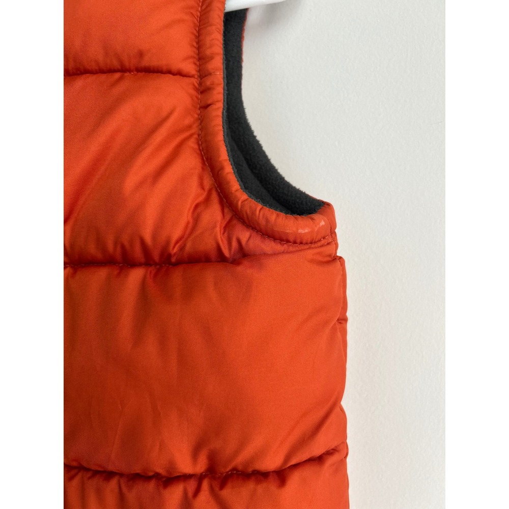 Old Navy Orange Puffer Vest Kids Medium - Picture 7 of 10